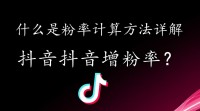 抖音增粉率计算方法揭秘，如何准确评估？