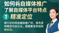 银行如何巧妙利用自媒体平台进行有效推广？