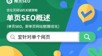 单页SEO究竟指的是什么概念？