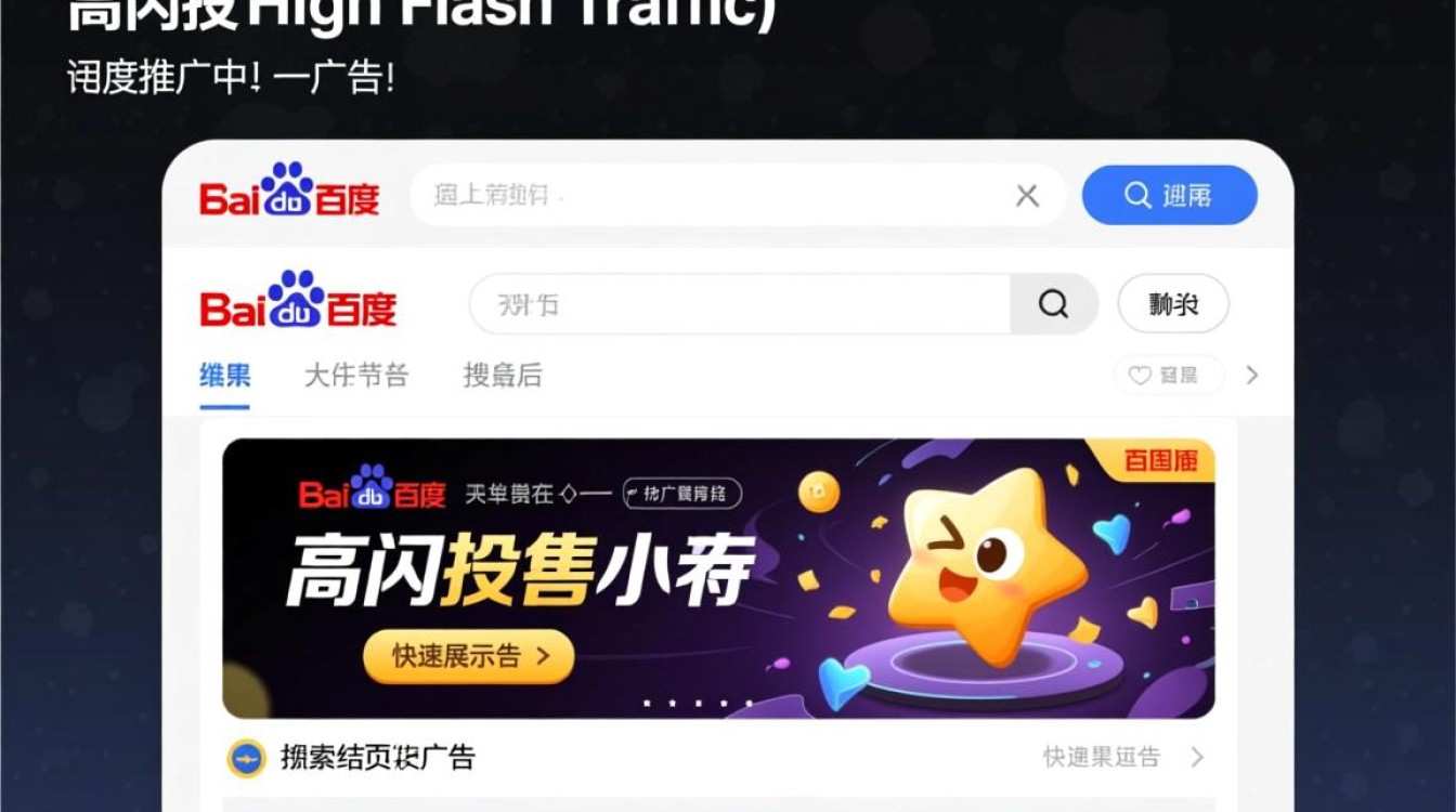 百度推广高闪投怎么做