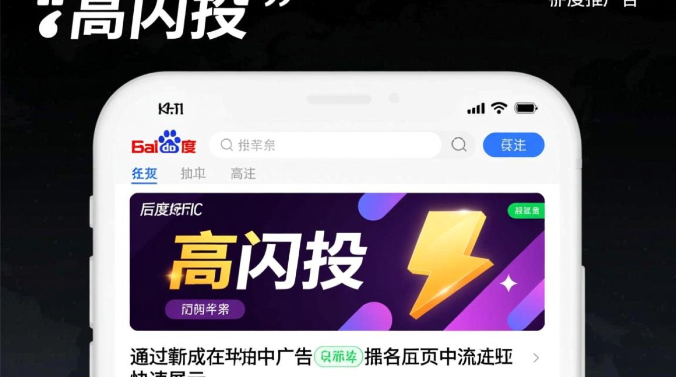 百度推广高闪投怎么做