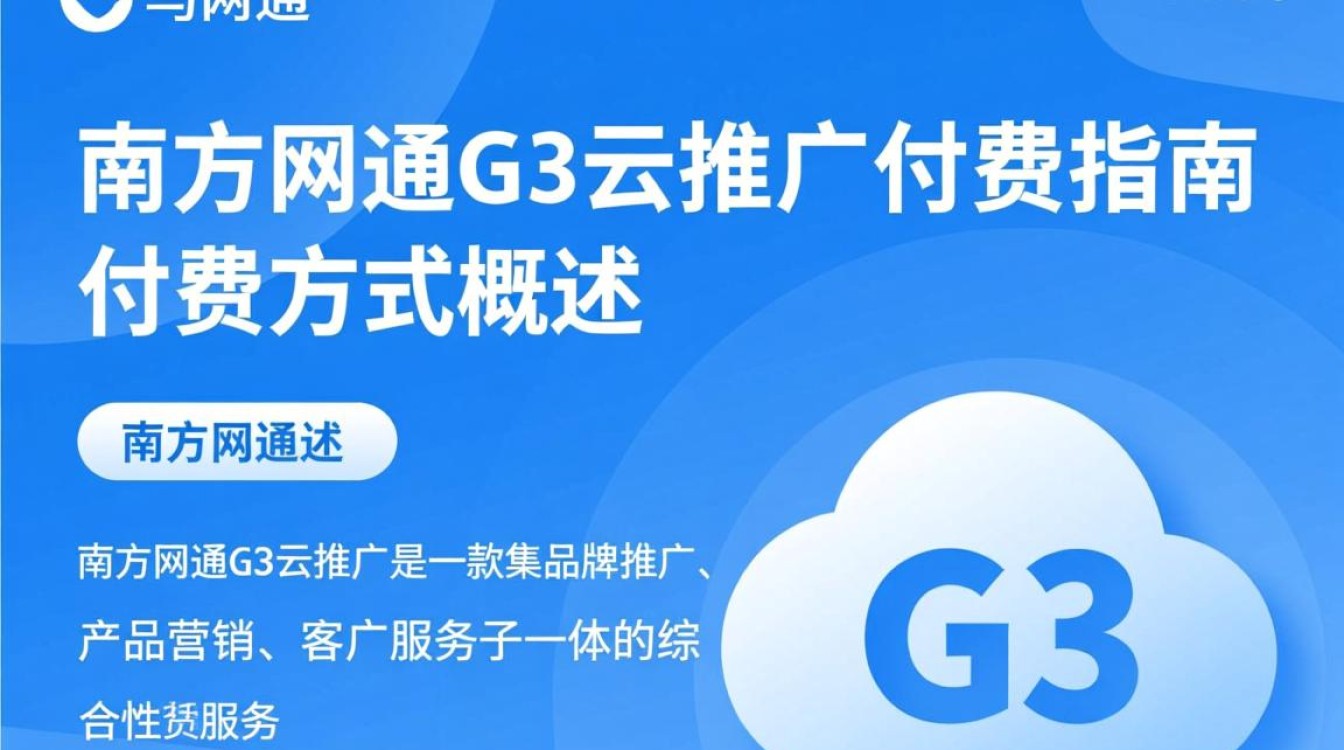 南方网通g3云推广怎么付费
