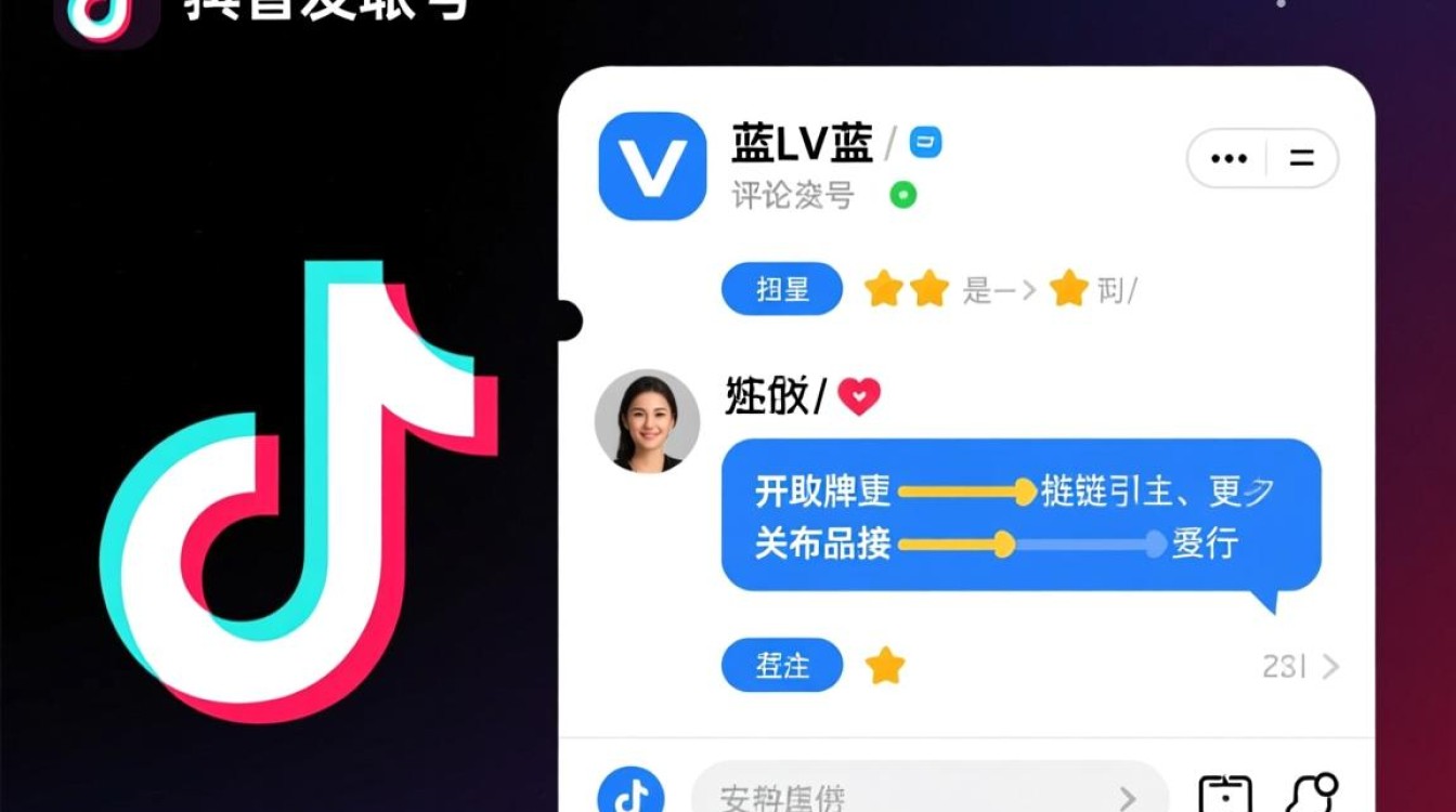 抖音蓝V怎么在评论区发链接