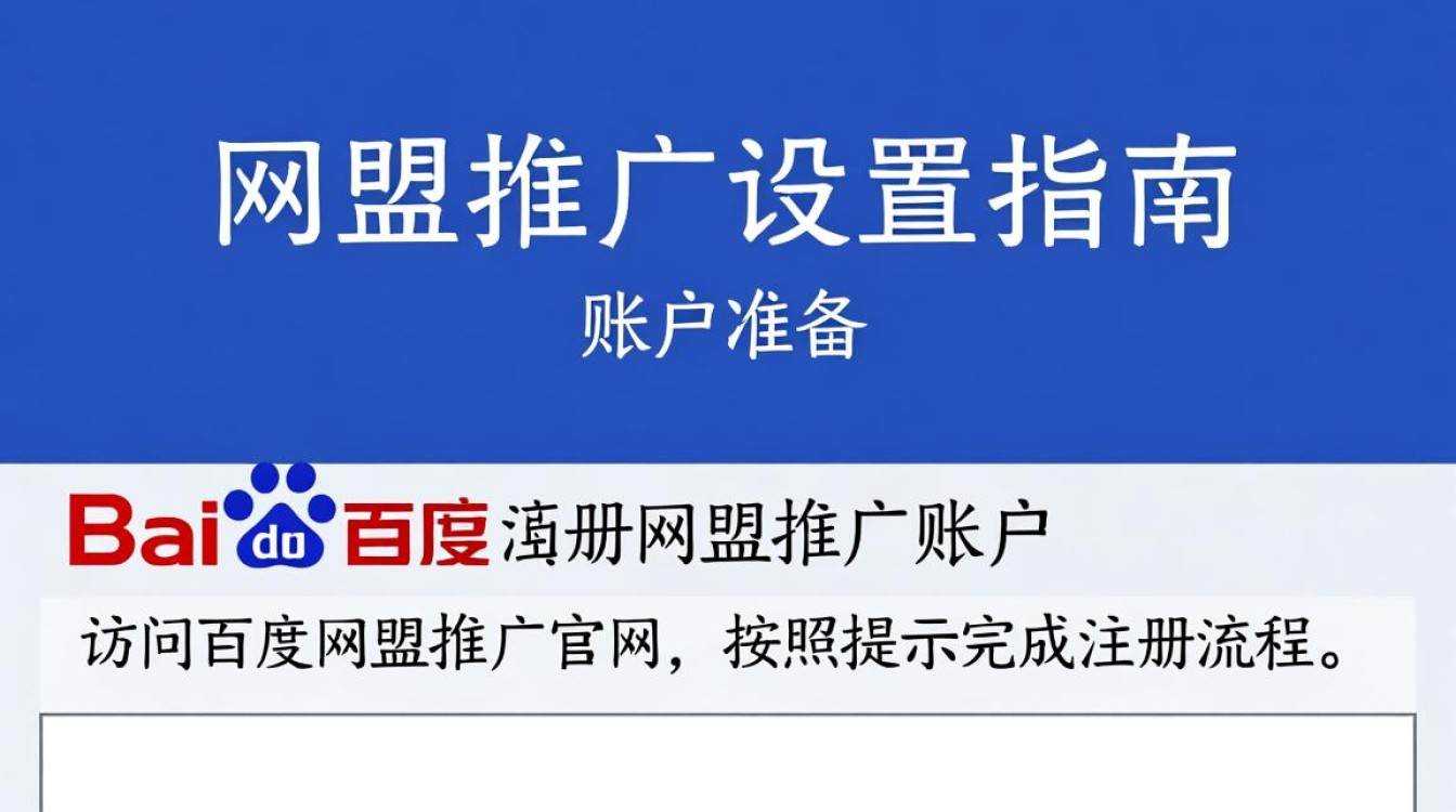 百度网盟推广怎么设置
