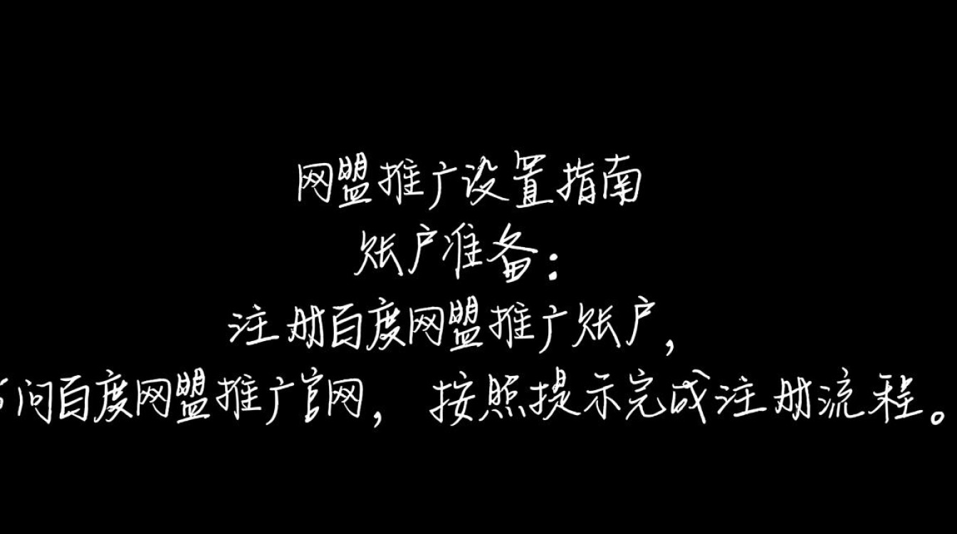 百度网盟推广怎么设置