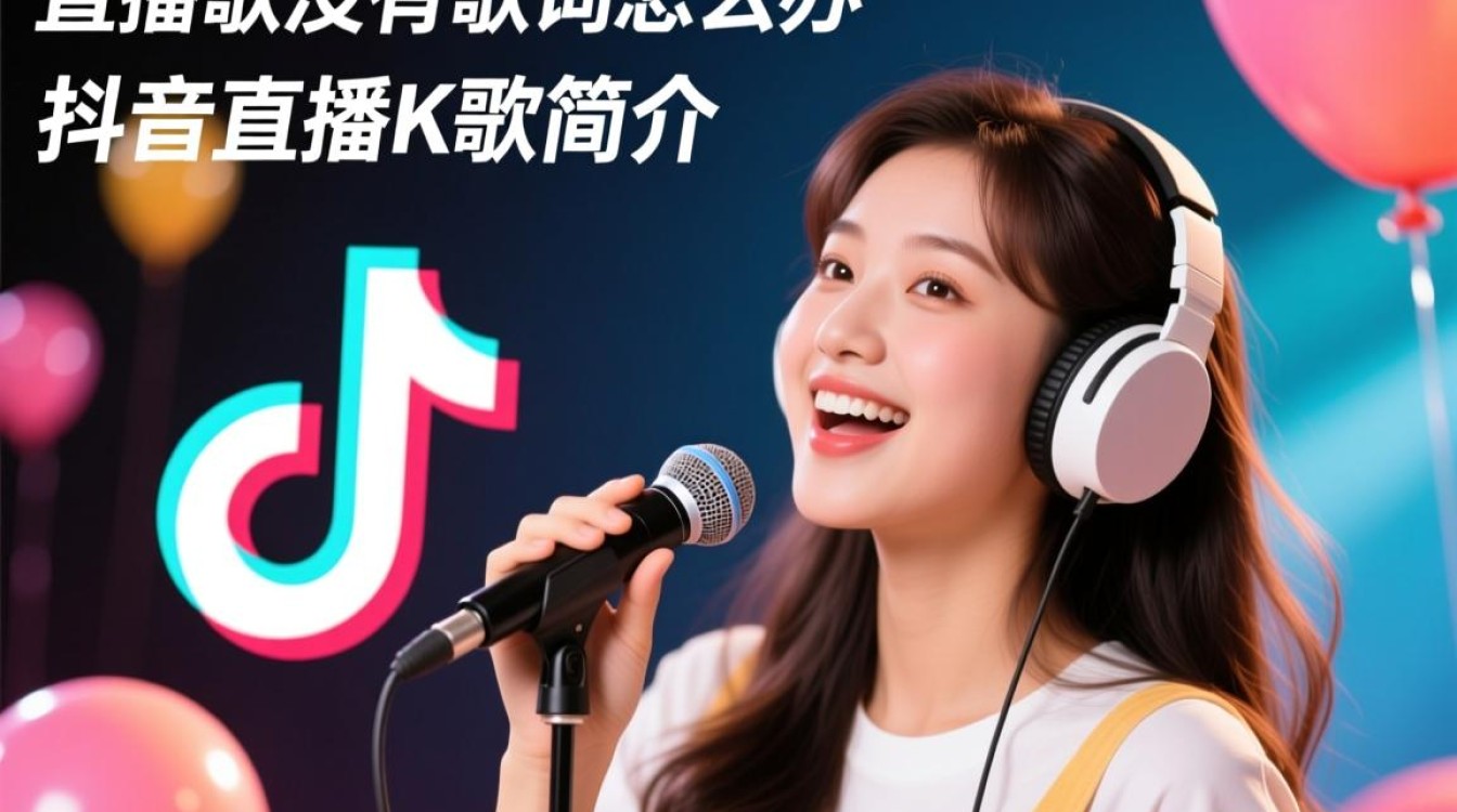 抖音直播k歌没有歌词怎么办