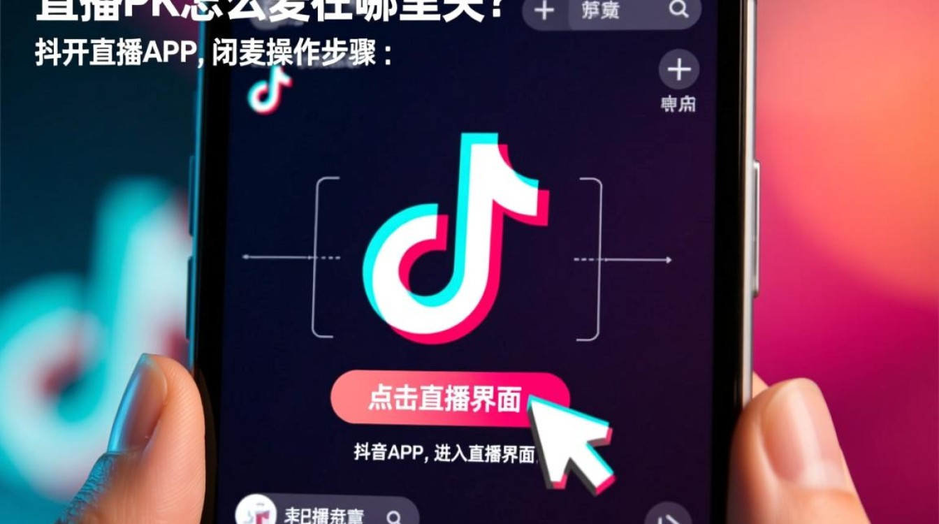 抖音直播pk怎么闭麦在哪里关