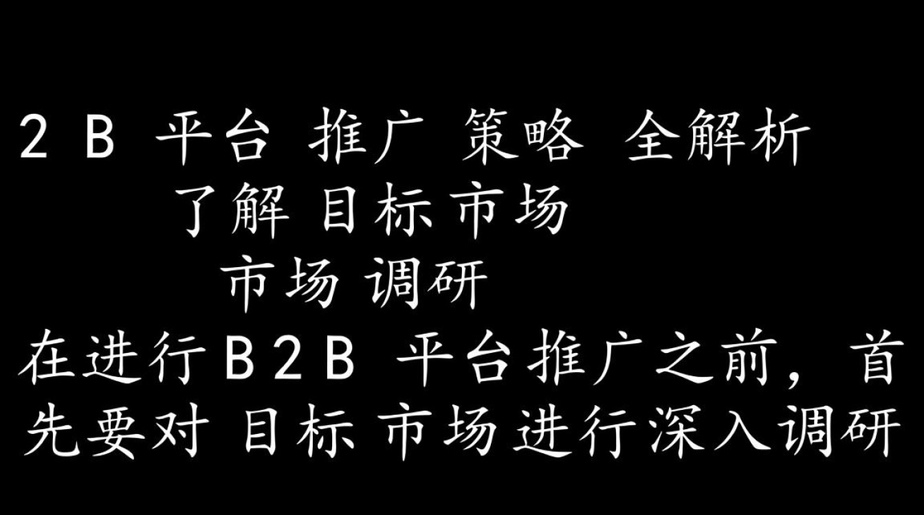 b2b平台推广怎么做