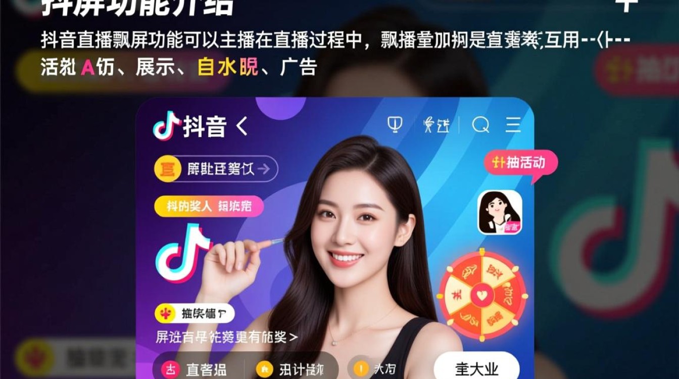 抖音直播上飘屏怎么弄