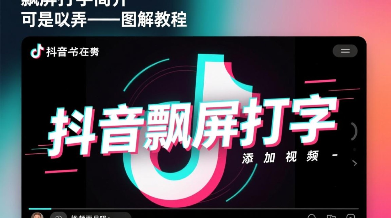 抖音飘屏打字怎么弄图解