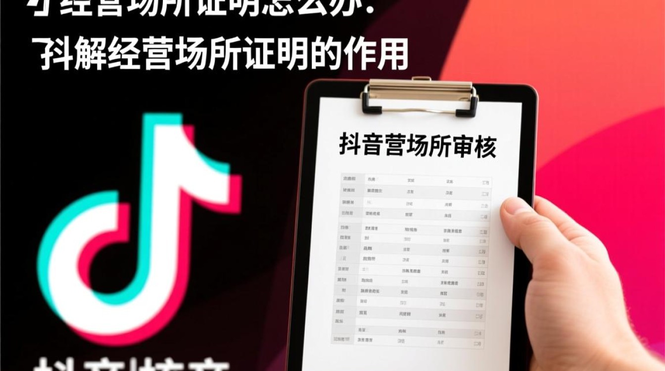 抖音经营场所证明怎么办 抖音经营场所证明怎么办