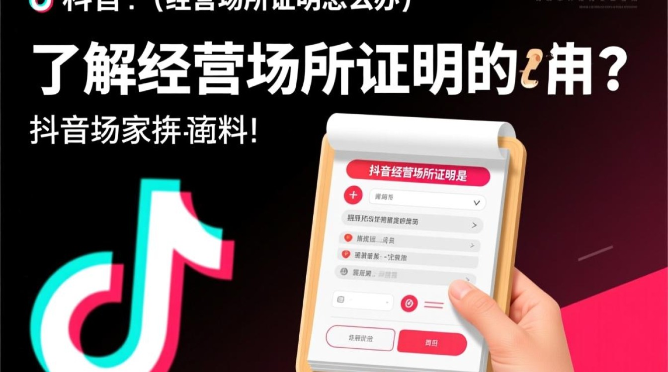 抖音经营场所证明怎么办 抖音经营场所证明怎么办