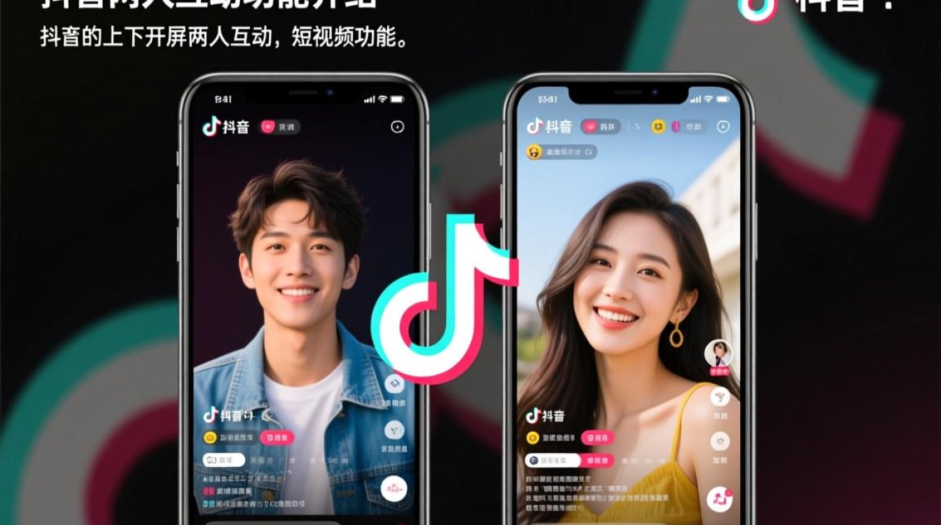 抖音怎么上下开屏两个人