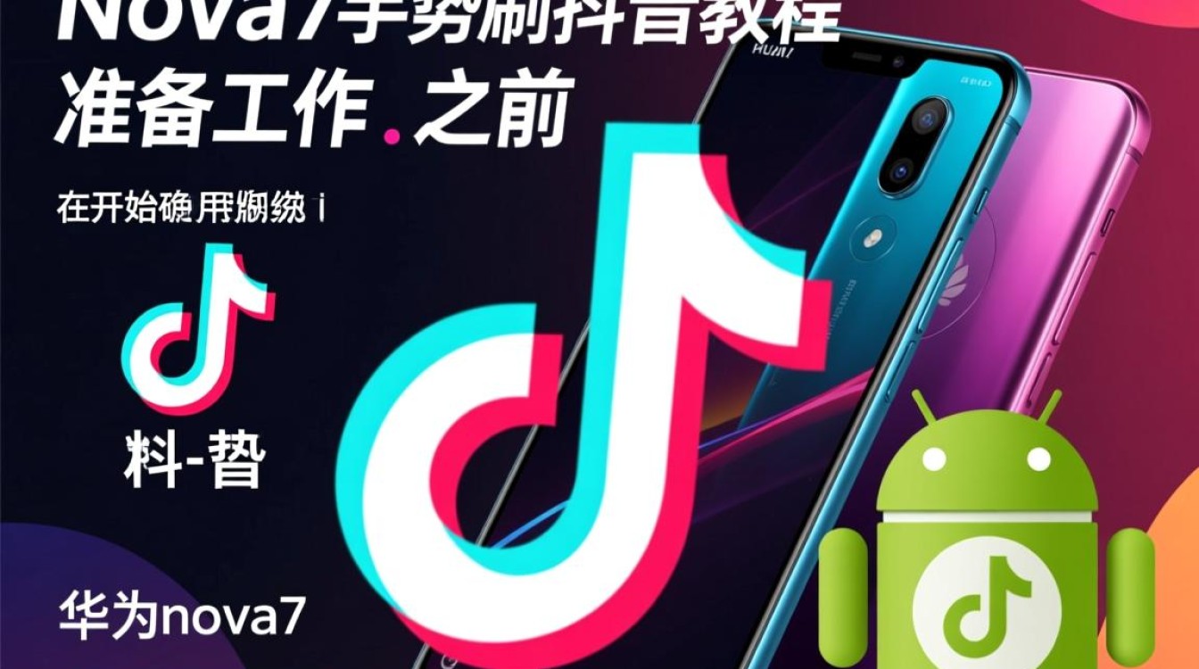 华为nova7怎么手势刷抖音