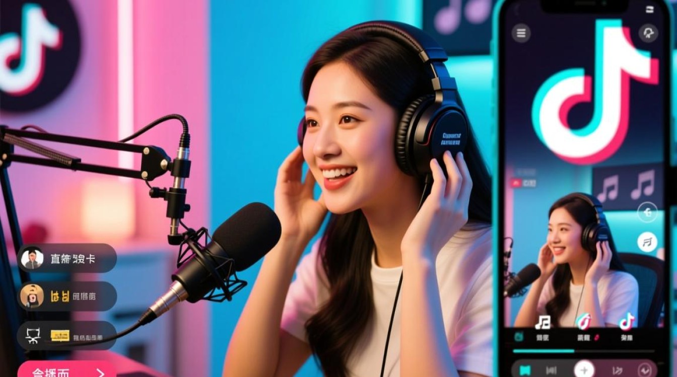 抖音直播时耳机放歌怎么回事