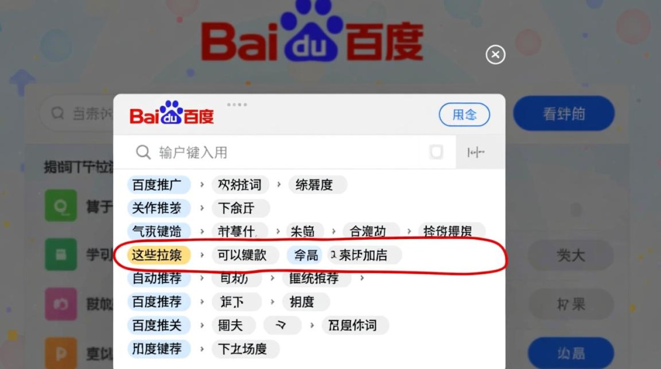 百度推广下拉词怎么做