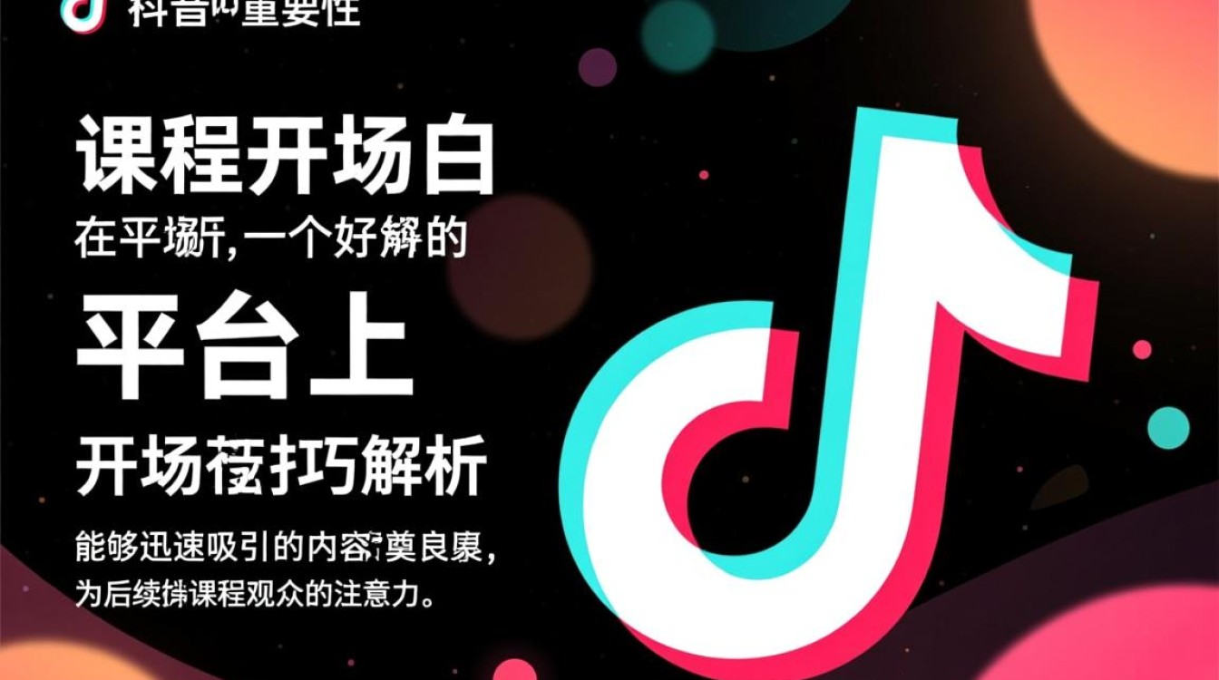 抖音课程开场白怎么说