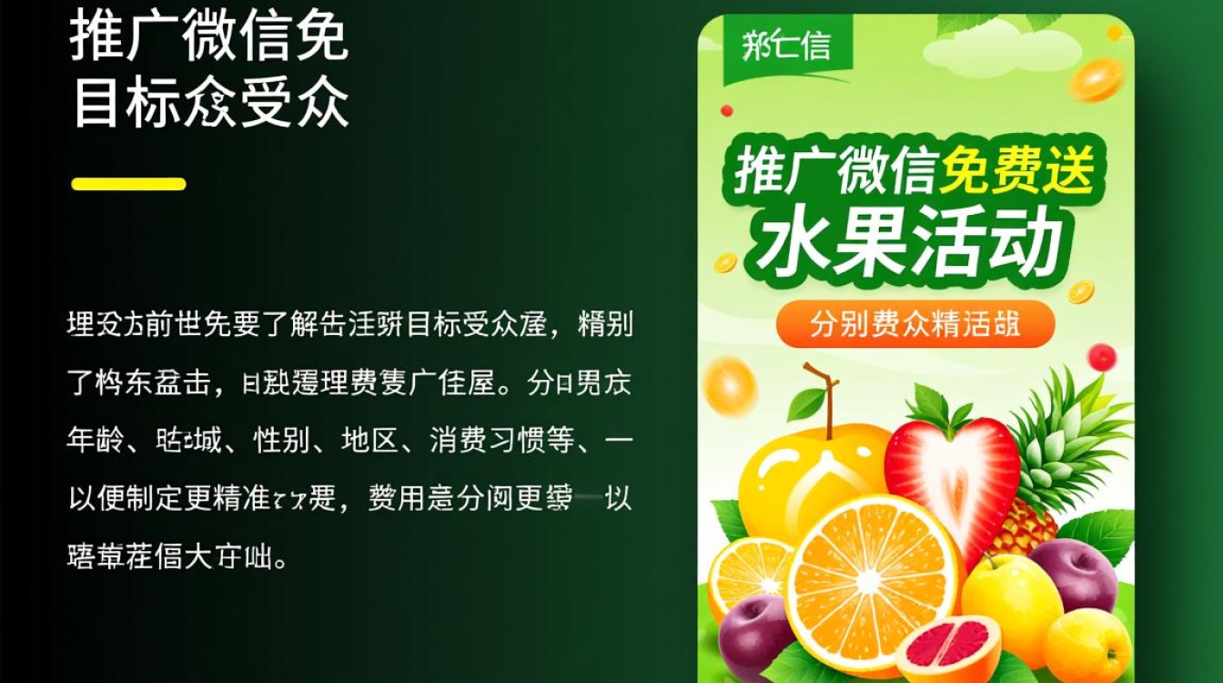 微信免费送水果怎么推广