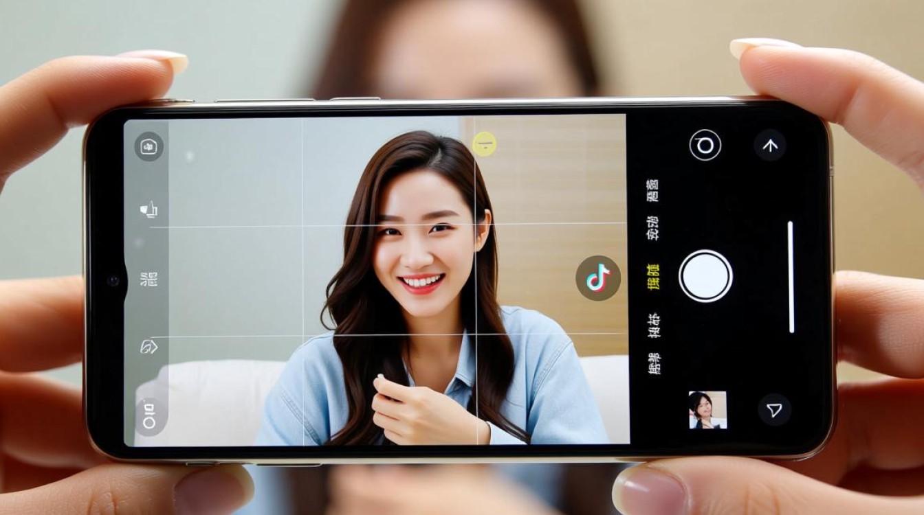 oppo手机刷抖音时怎么横屏