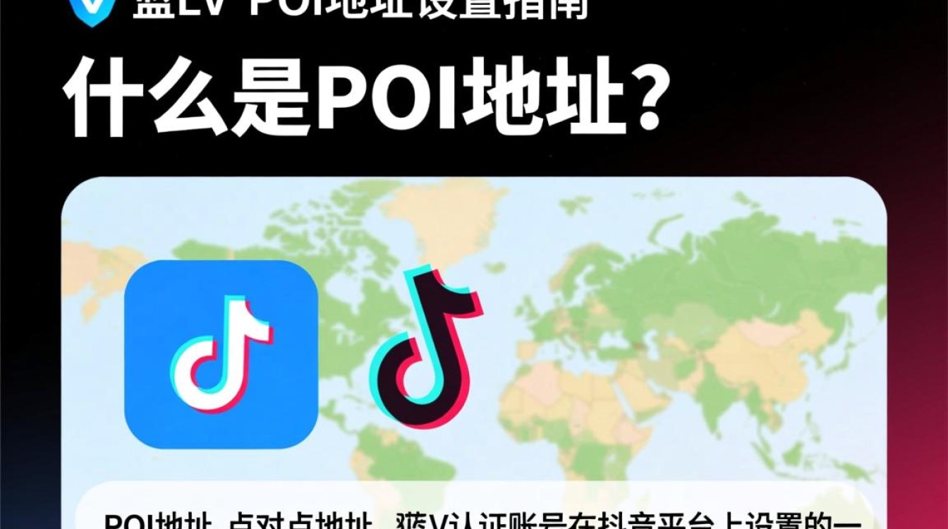 抖音蓝v的poi地址怎么设置
