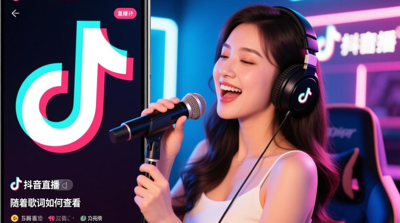 抖音直播时唱歌怎么看歌词