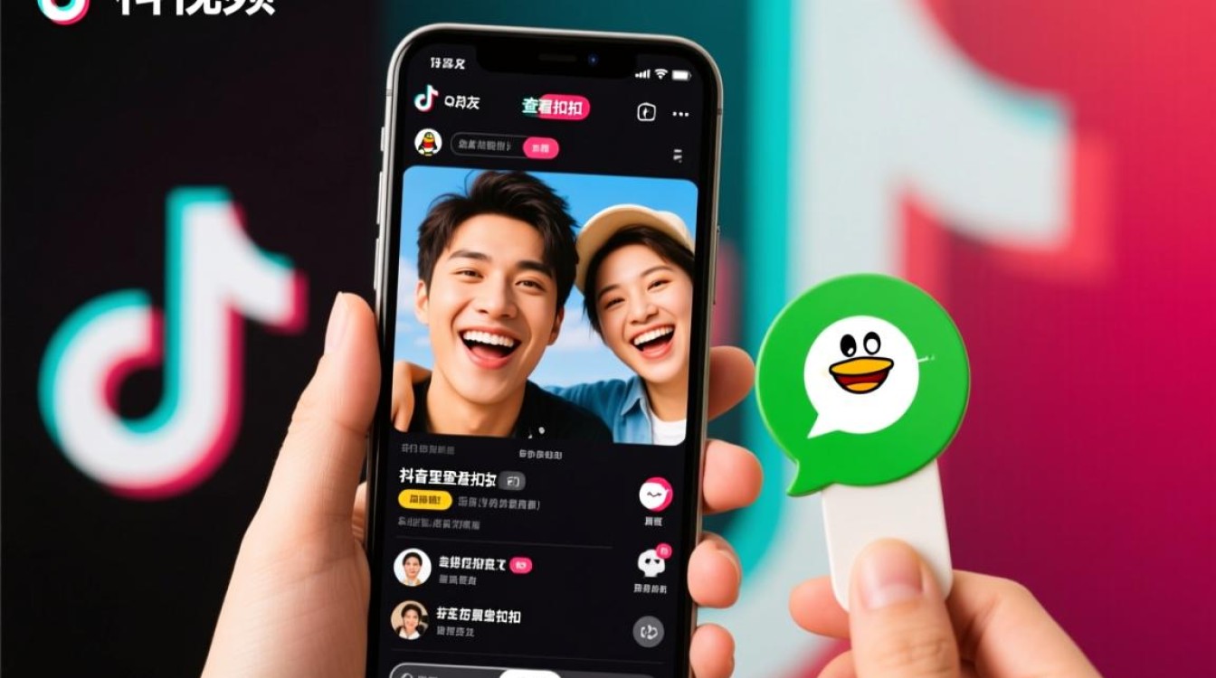怎么在抖音里看扣扣好友