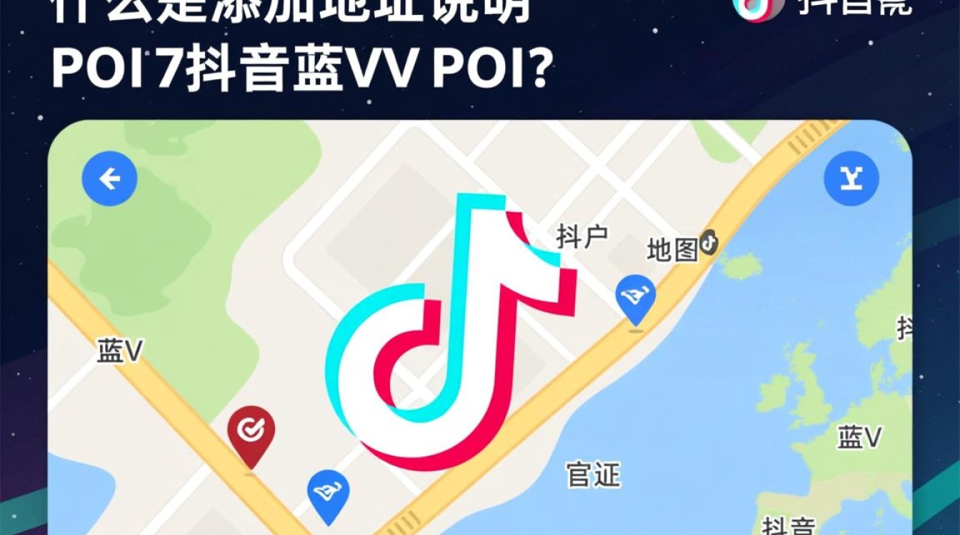 抖音蓝vpoi添加地址说明怎么写