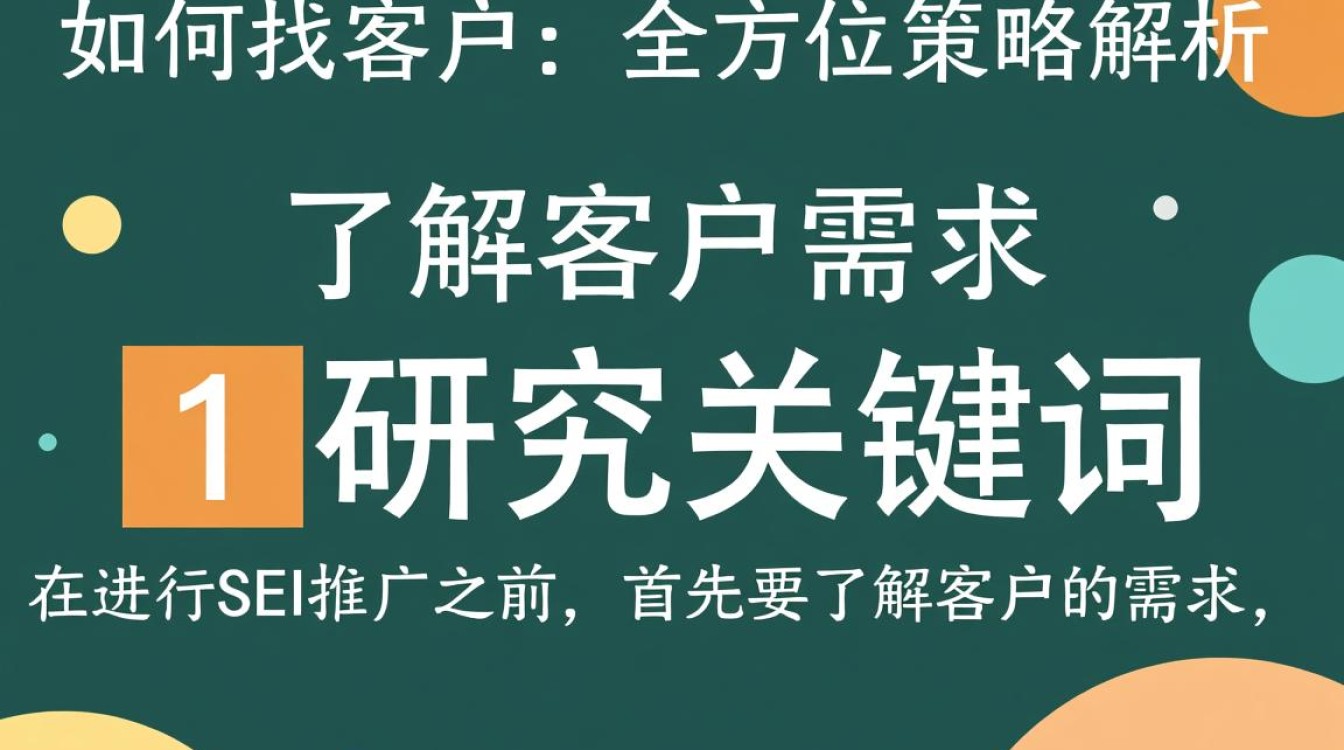 seo怎么找客户 seo怎么找客户