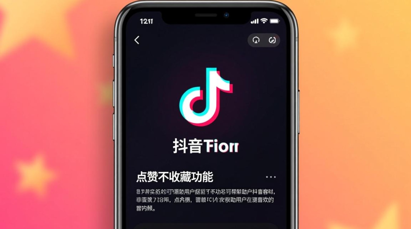 抖音点赞不收藏怎么设置