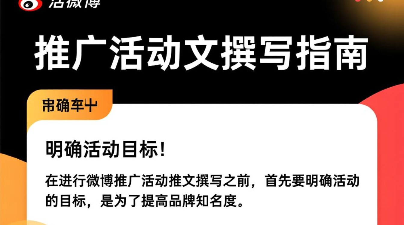 微博推广活动推文怎么写