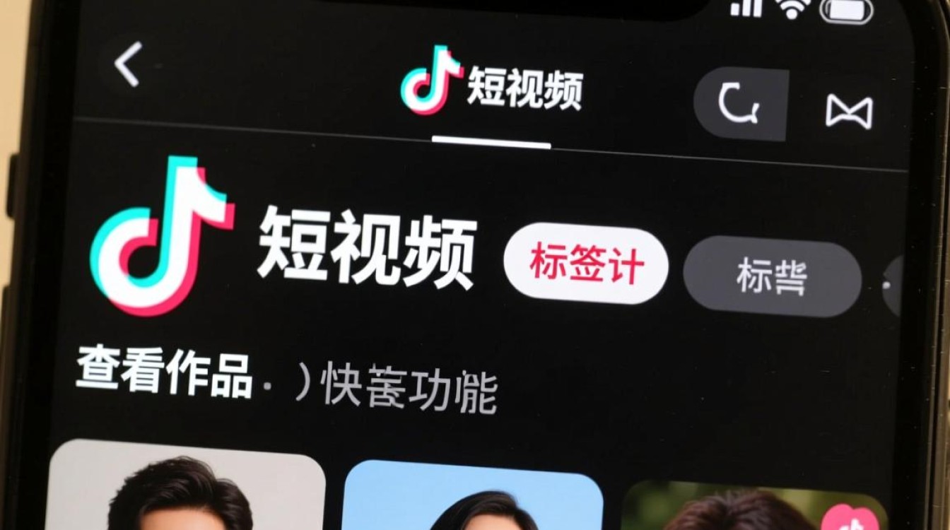 抖音怎么查看作品的标签