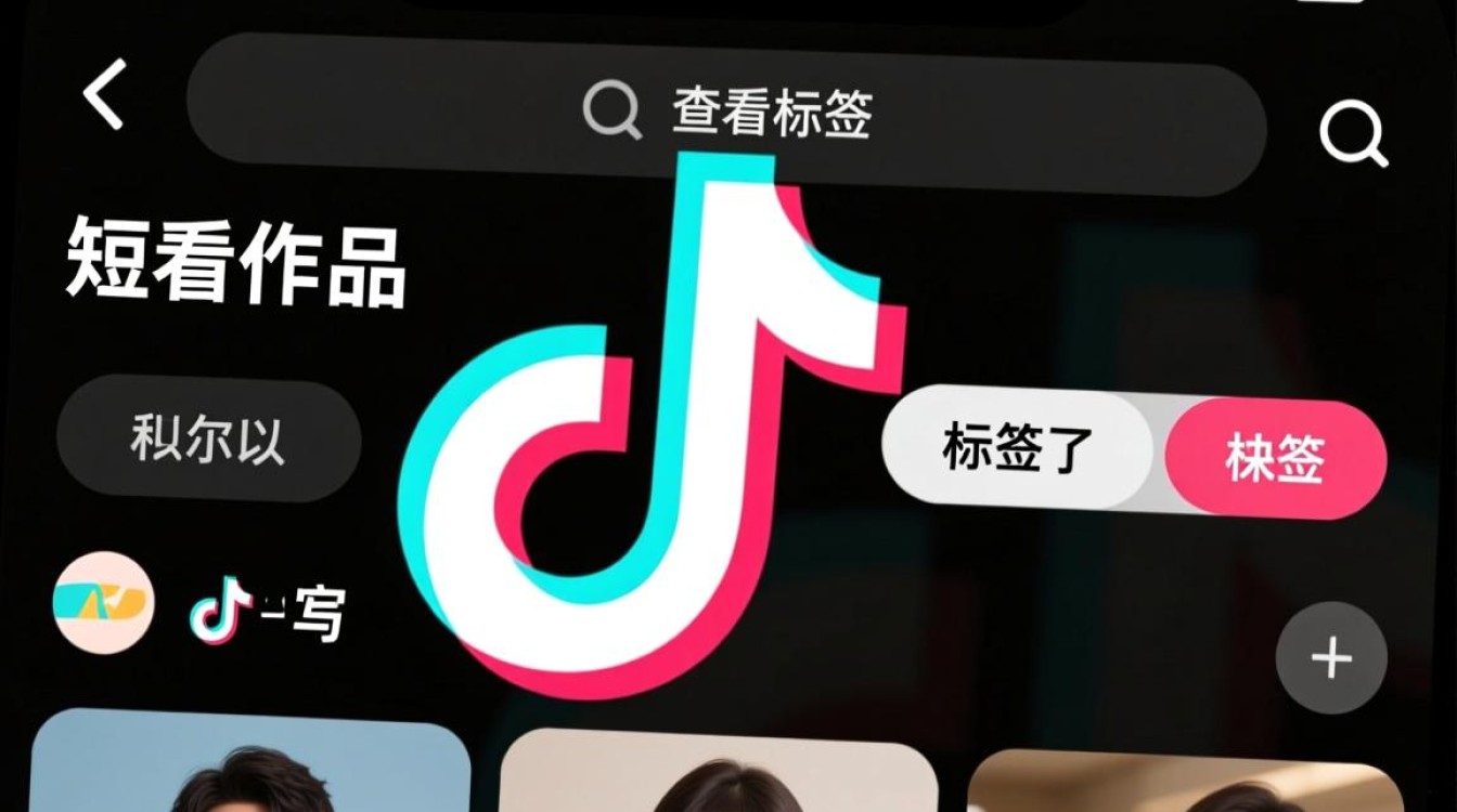 抖音怎么查看作品的标签