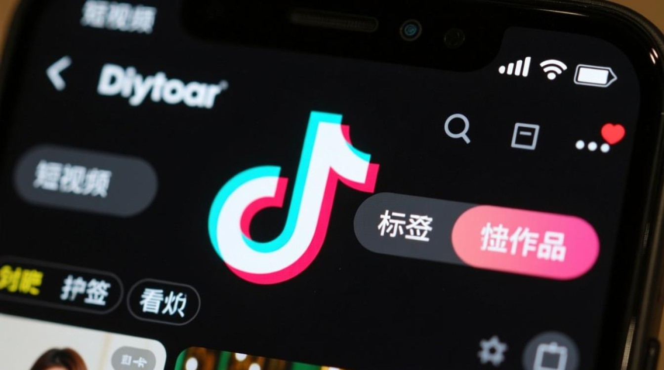 抖音怎么查看作品的标签