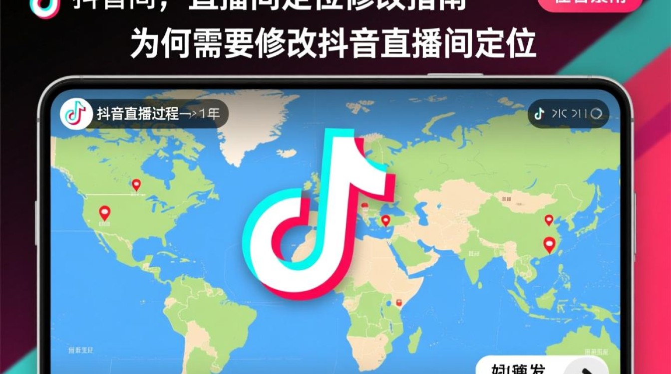 抖音直播间里怎么改定位