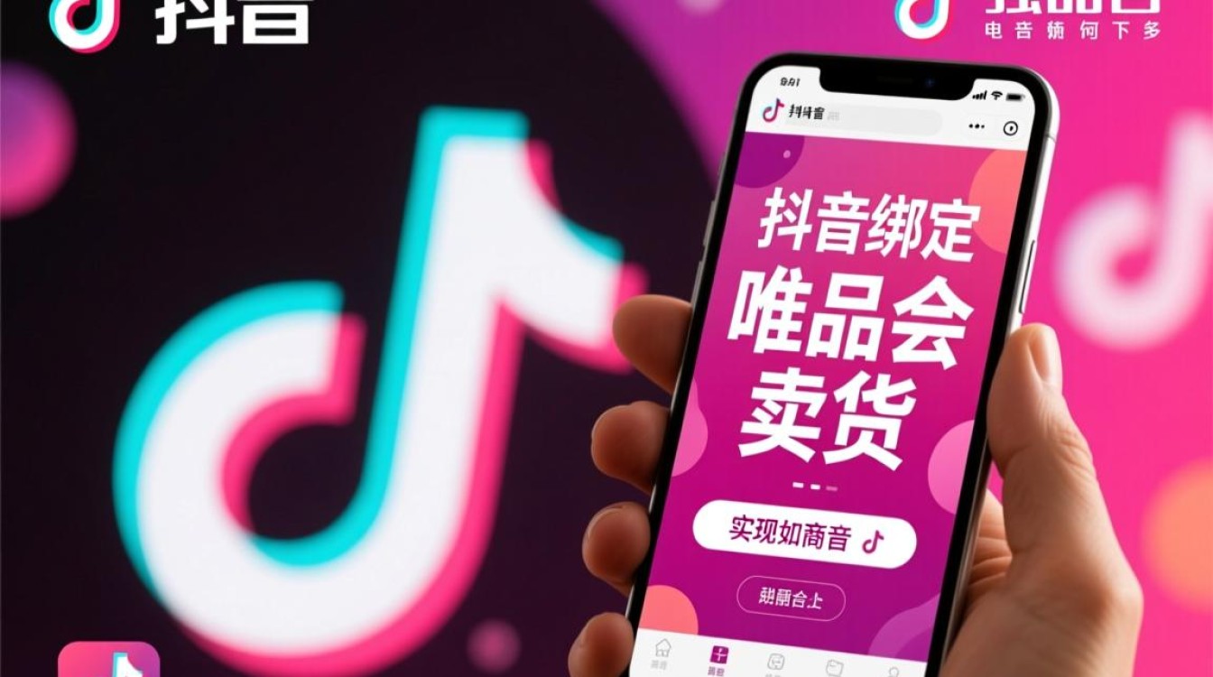 抖音怎么绑定唯品会卖货