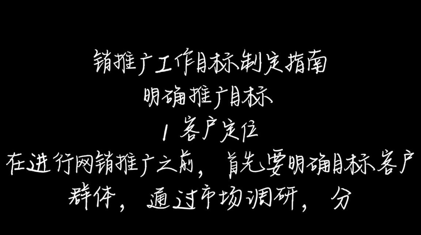 网销推广工作目标怎么写