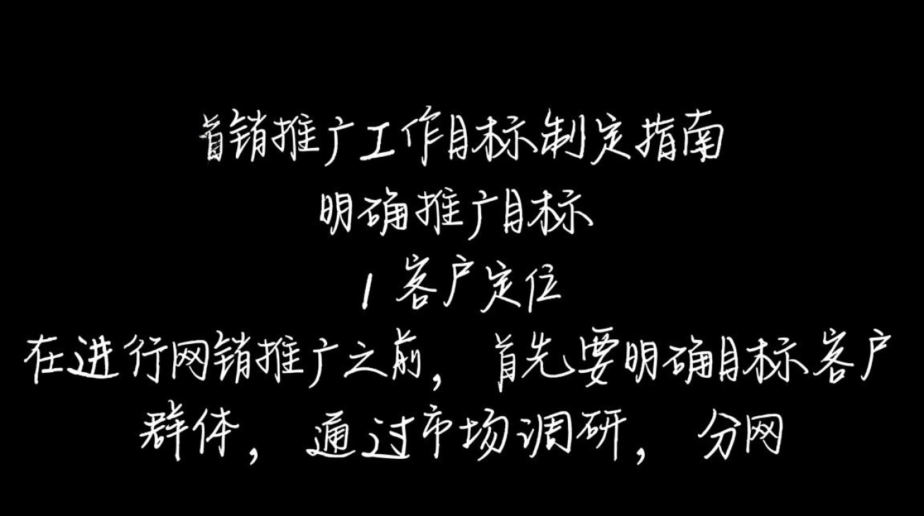 网销推广工作目标怎么写