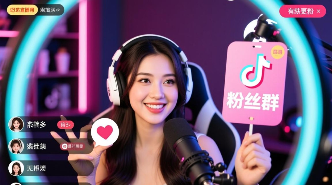 抖音直播间怎么挂粉丝群