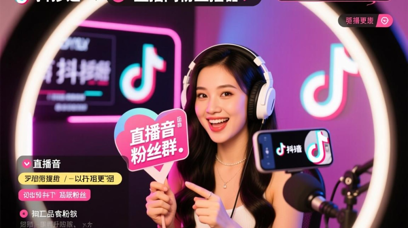 抖音直播间怎么挂粉丝群