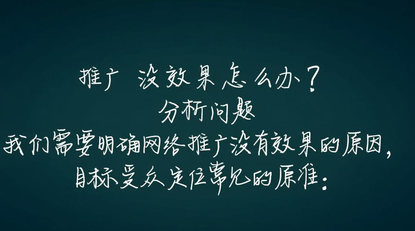 网络推广没效果怎么办