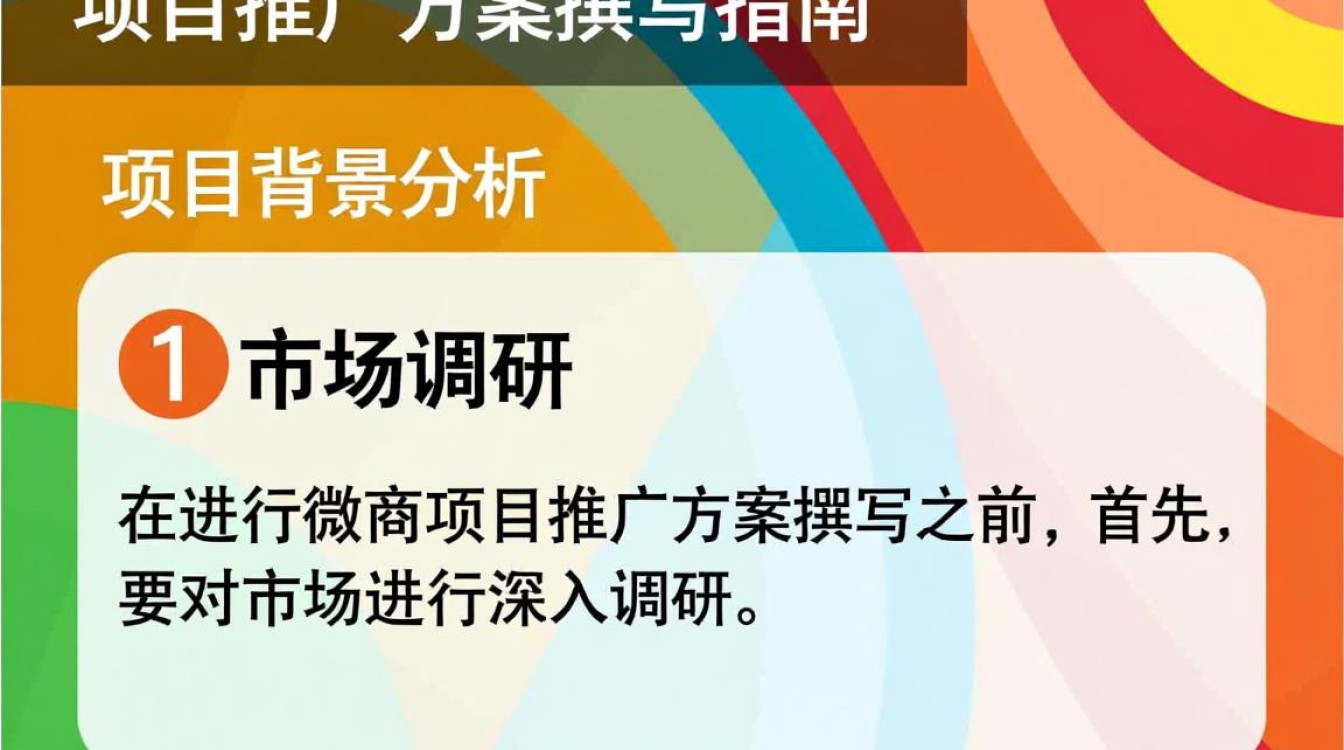 微商项目推广方案怎么写