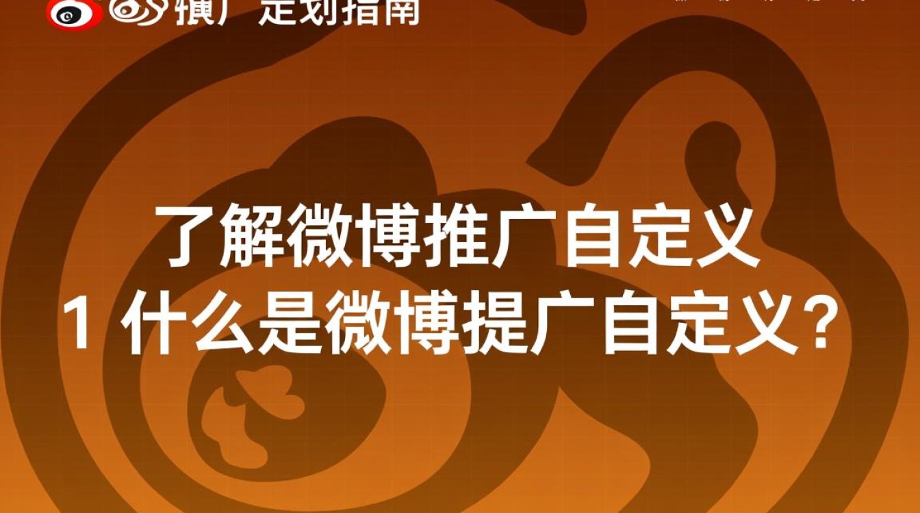 微博怎么推广自定义