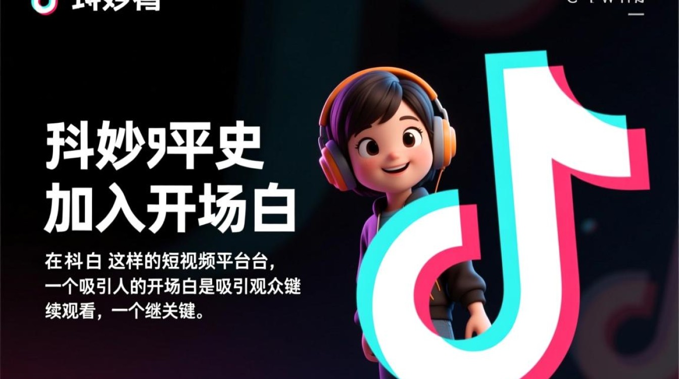 抖音里怎么加开场白