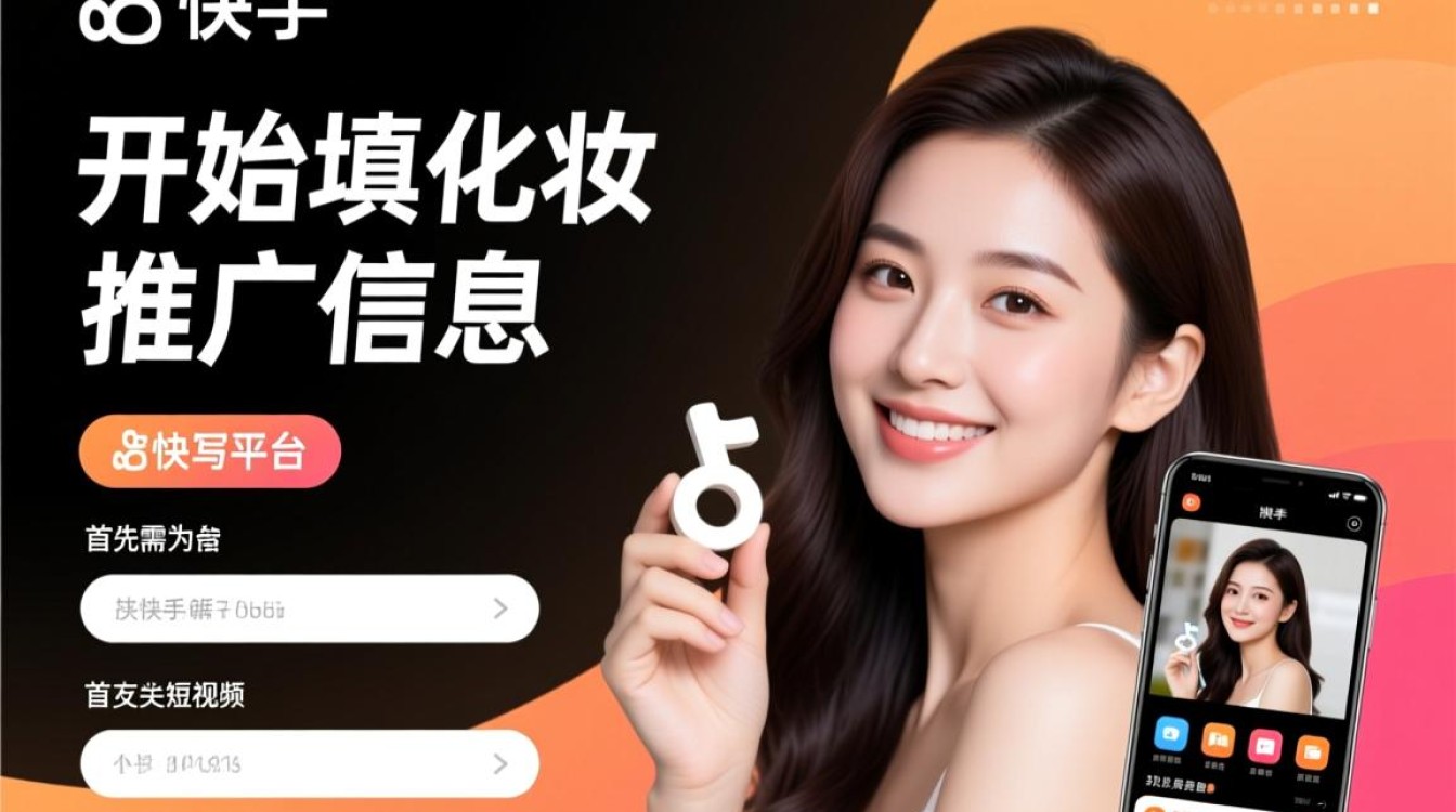 快手化妆品推广怎么填写