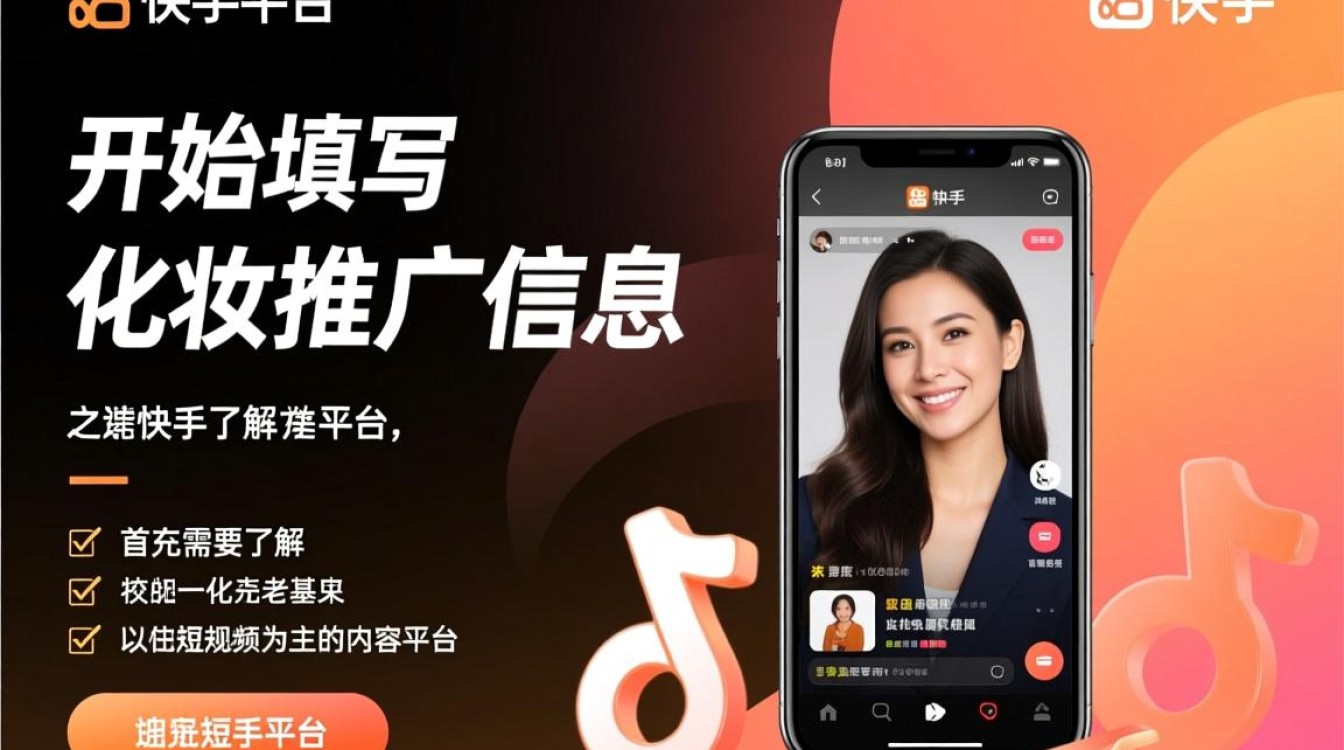 快手化妆品推广怎么填写