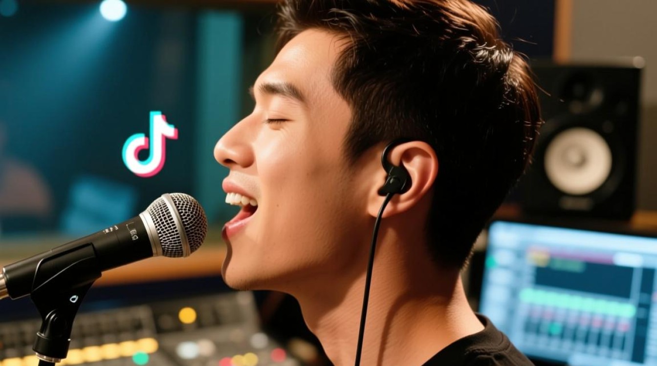 抖音上唱歌怎么设置耳返