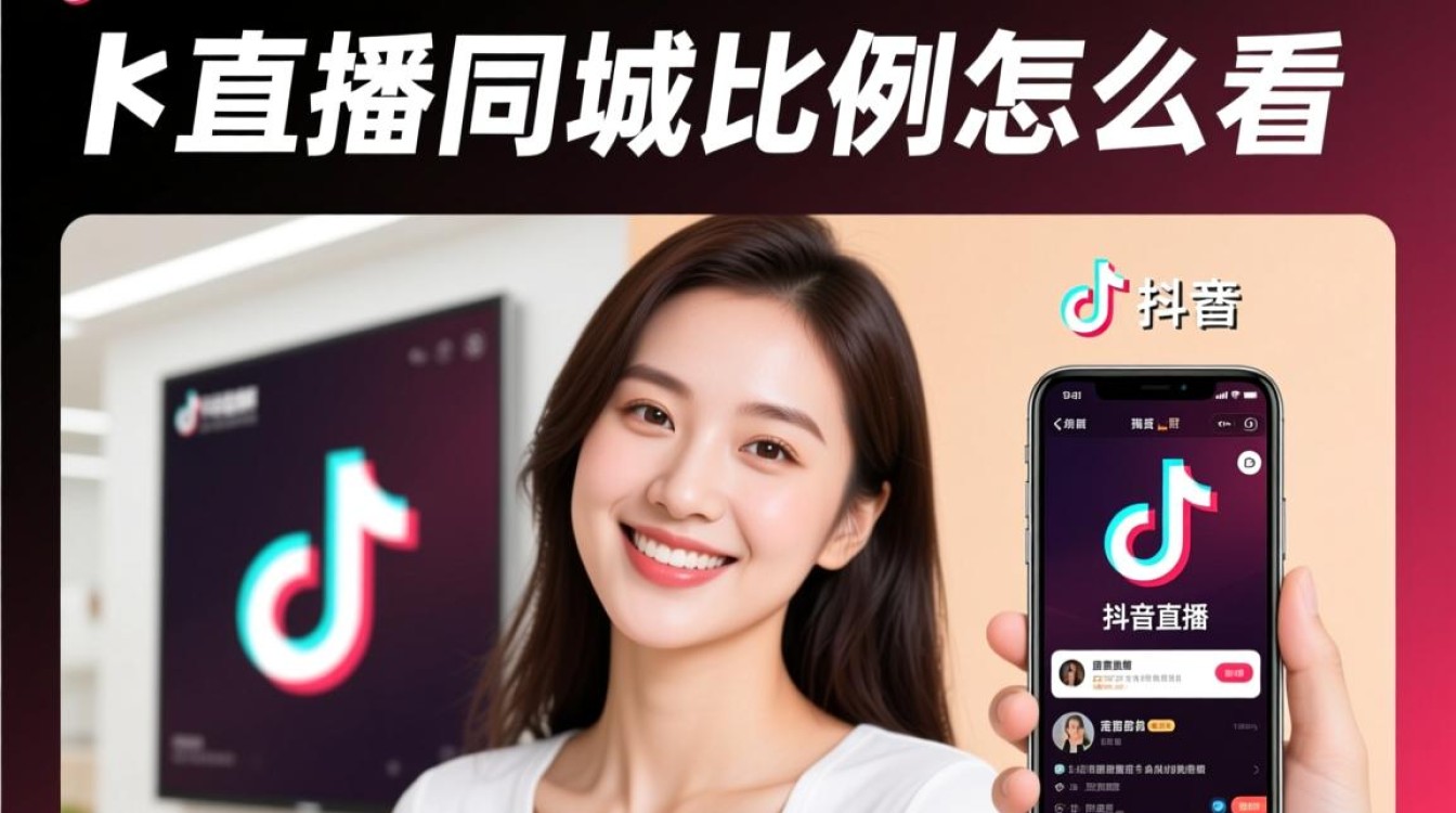 抖音直播同城比例怎么看