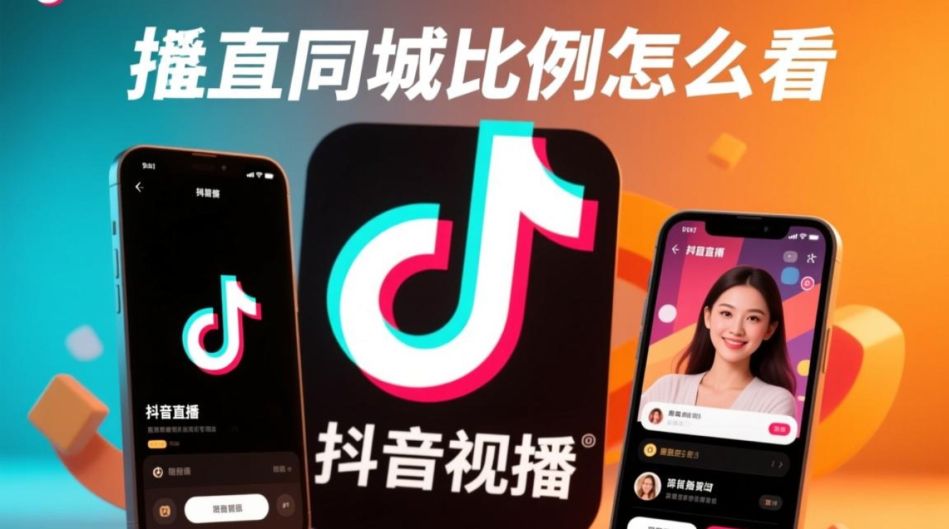 抖音直播同城比例怎么看