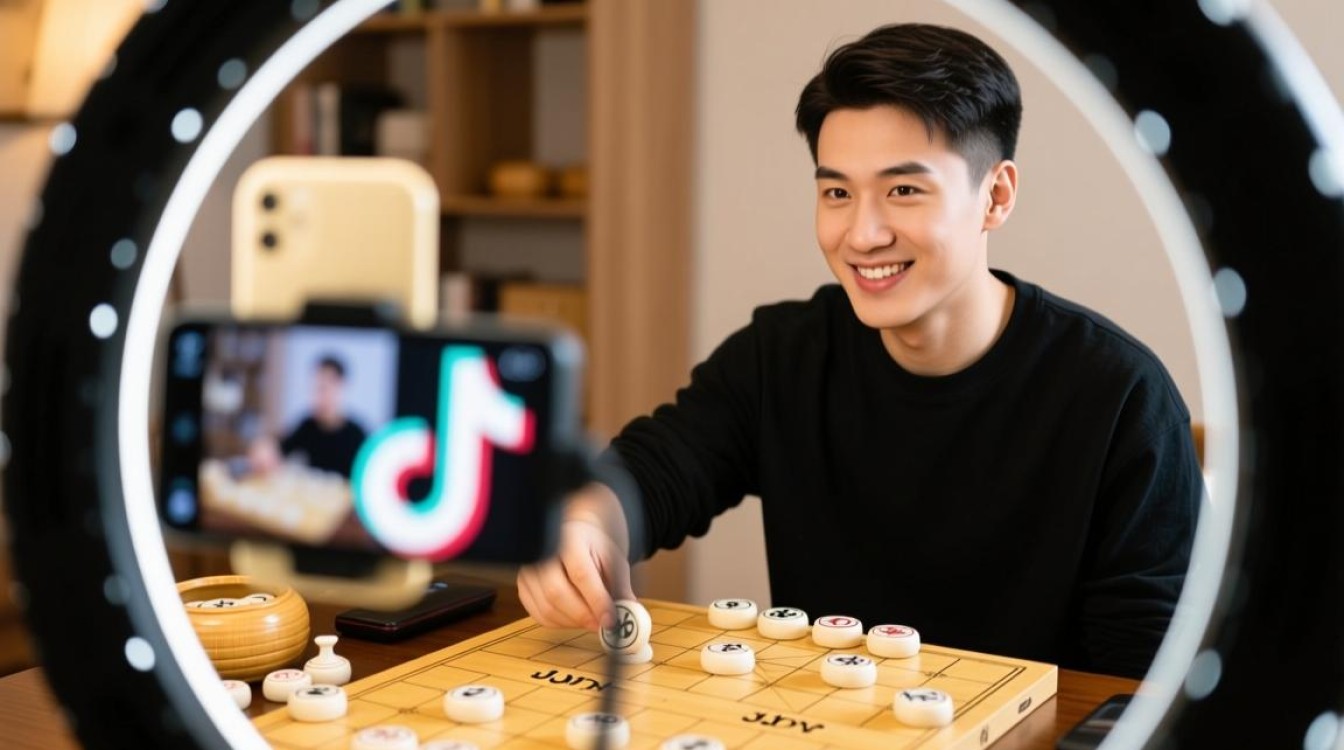 JJ象棋怎么在抖音直播