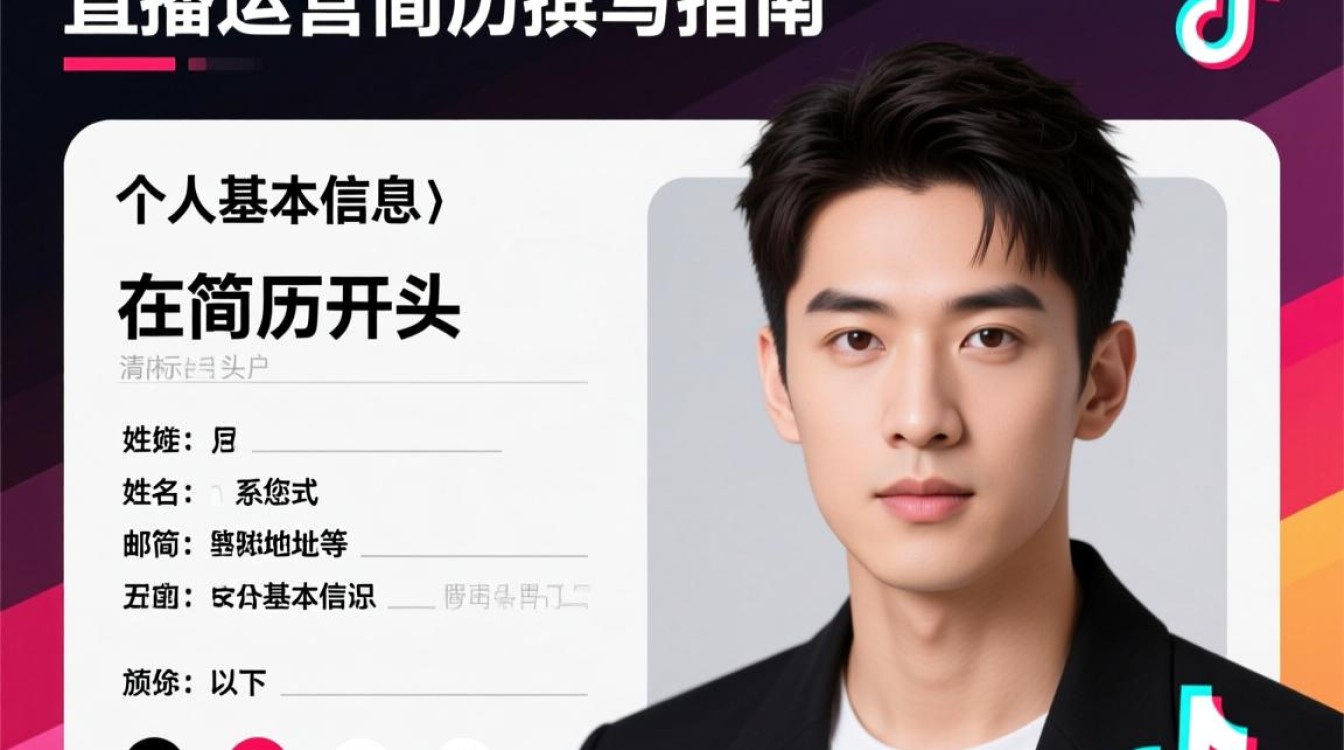 抖音直播运营简历怎么写